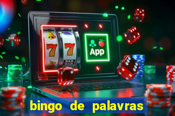 bingo de palavras cha de bebe